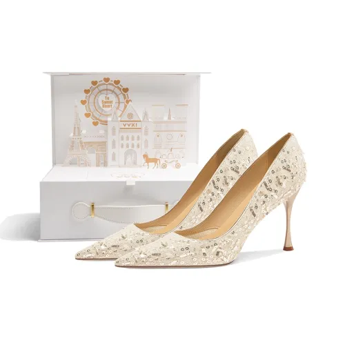 VVKI Высокие каблуки Женские Жемчужный Возлюбленный