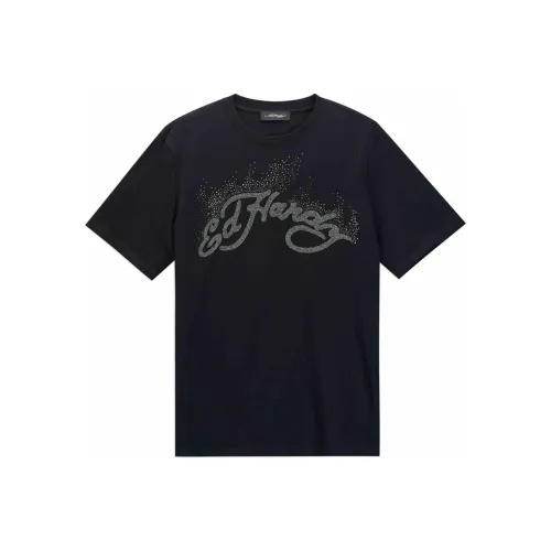 Ed Hardy Черные Мужские T-Рубашки