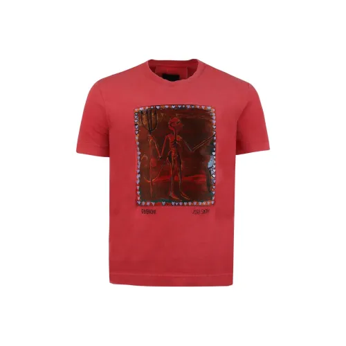 GIVENCHY Red Мужская T-рубашка