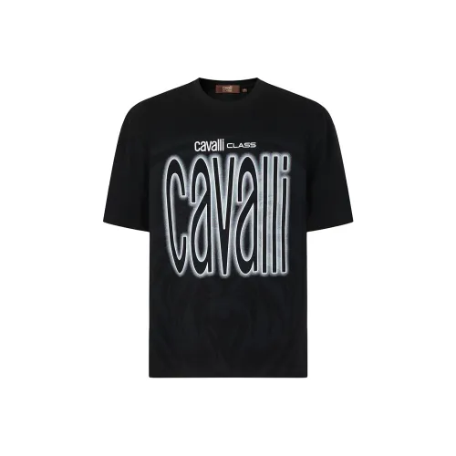 Cavalli Class T Рубашка Мужская Черная