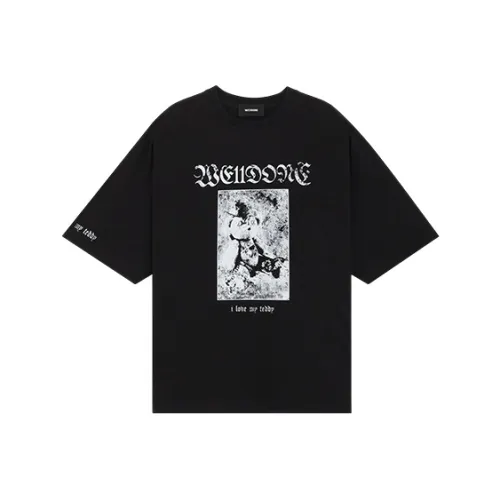 WE11DONE SS25 T-Shirt Унисекс Черный