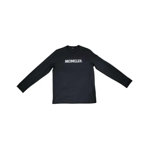 MONCLER Мужские черные T-рубашки