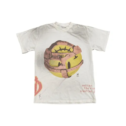 TRAVIS SCOTT WWE MANKIND Collaboration Белая Унисекс Футболка