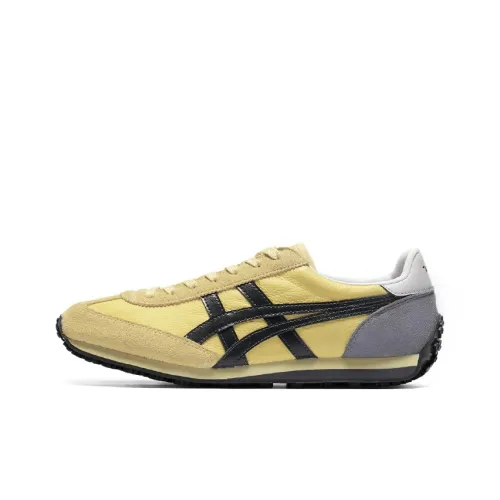Onitsuka Tiger Edr 78 Slip-resistant Abrasion-resistant Low Top Casual Unisex Yellow Black Onitsuka Tiger Edr 78 Противоскользящий Устойчивый к истиранию Низкий Топ Повседневный Унисекс Желтый Черный