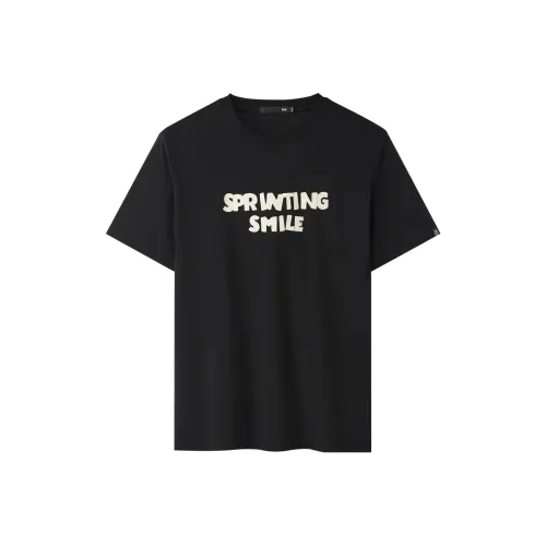 HLA Короткий рукав T-рубашки Мужской Черный