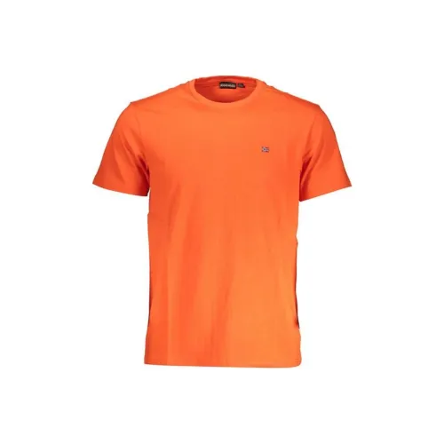 NAPAPIJRI T Рубашка Мужская Оранжево-Красная