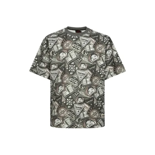 EVISU Армейский зеленый Все Over Мужская T-рубашка