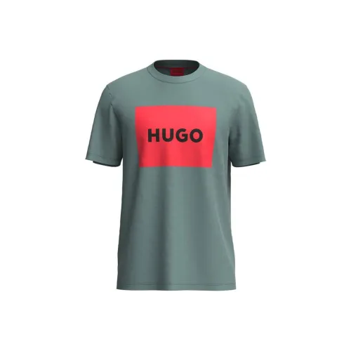 Hugo Boss T-Рубашка Мужская Темно-Зеленая