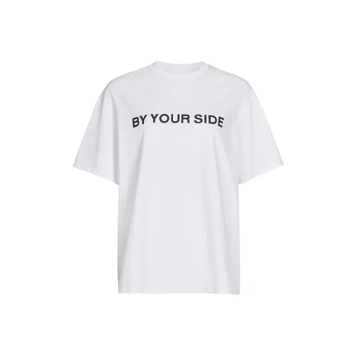 Боковой рукав с оборванным плечом футболка унисекс