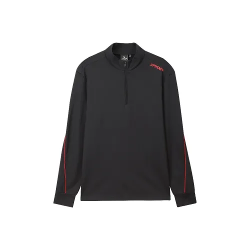 SPYDER Мужские черные футболки