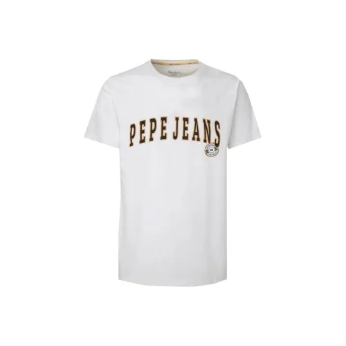 Pepe Jeans Белая Мужская Футболка