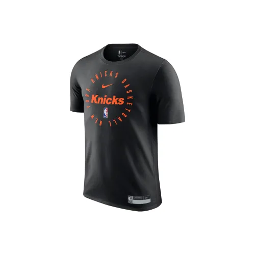 Nike x NBA New York Knicks T-Shirt Унисекс Черный