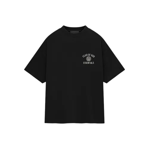 Fear Of God Essentials FW24 Holiday Collection T-Shirt Мужской Метеоритный Черный
