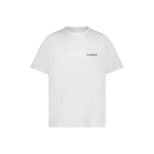 Flaneur Homme Белый Мужской T-Рубашки