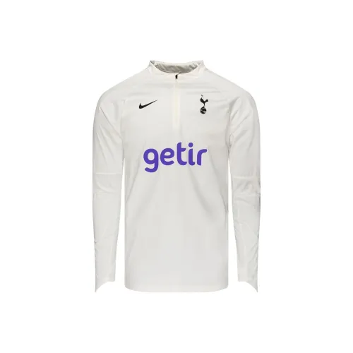 Nike Tottenham Strike Drill T Рубашка Мужская Белая