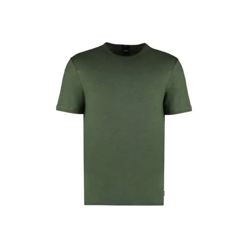 Hugo Boss Зеленые Мужские T-рубашки