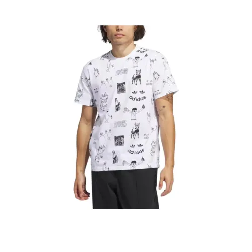 Adidas Originals DILL FW24 T Рубашка Мужская Белая