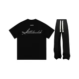 Чёрный+Чёрный Повседневные Брюки K097