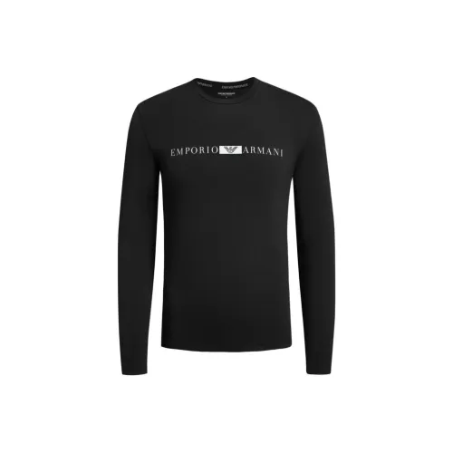 EMPORIO ARMANI FW24 T Рубашка Мужская Черная