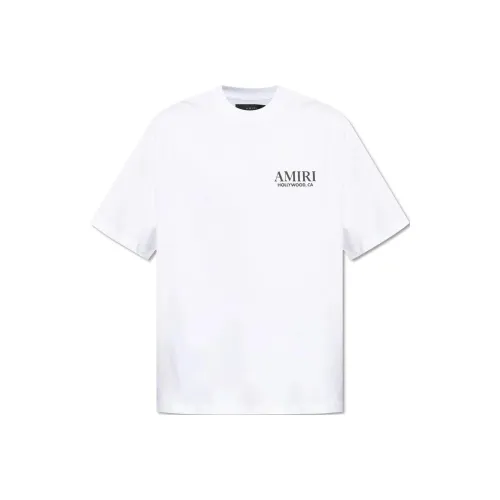 AMIRI Белая Мужская T-Рубашка