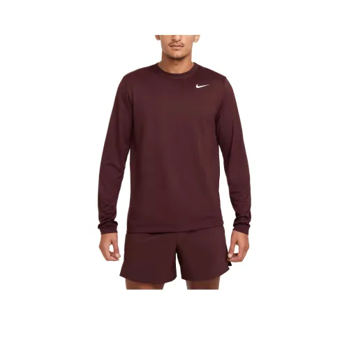 nike Dri Fit Legend T Рубашка Мужская Бордово-Красная