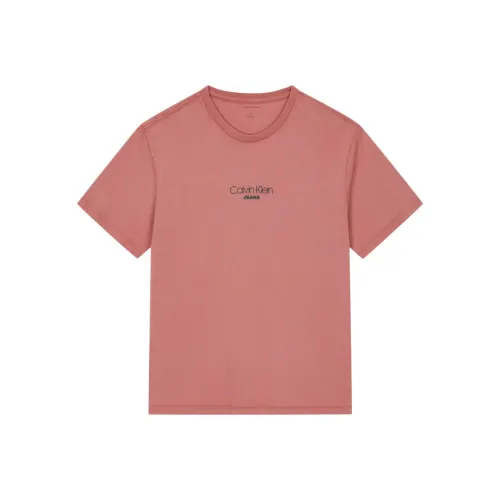 Calvin Klein Red Men's T-Shirts Кальвин Кляйн Красный Мужские Футболки