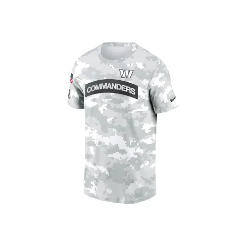 nike Dri FitNFL Washington Commanders Salute To Service Edge Свод T Рубашка Мужская Белая