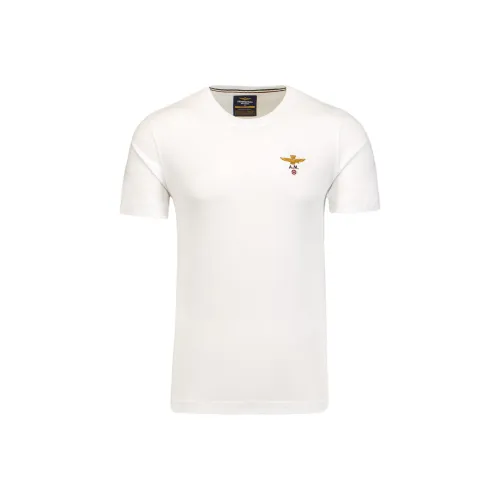 AERONAUTICA MILITARE Белая Мужская T-Рубашка
