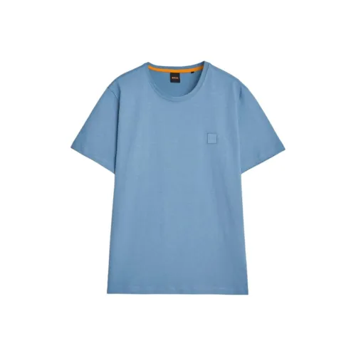 Hugo Boss T-Рубашка Мужская Светло-Синяя