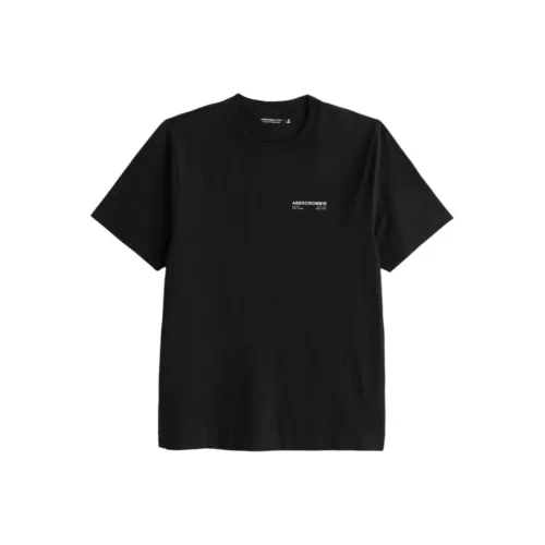 Abercrombie＆Fitch Черные Мужские T-рубашки