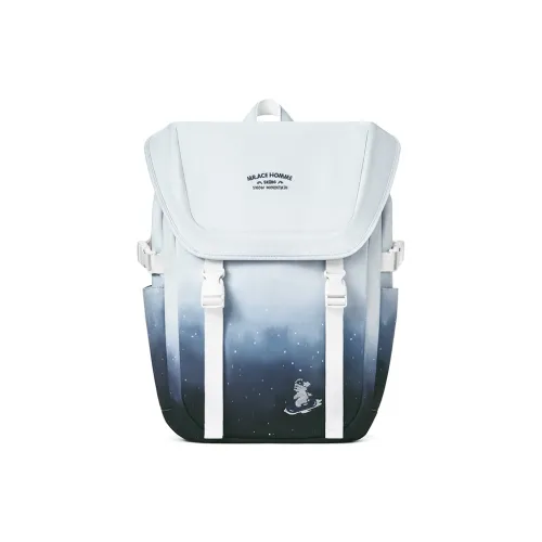 MR.ACE HOMME Полиэстер Рюкзак Стандартный Унисекс Синий лед Гора Снег Сцена Красный цвет айсберга Снег Сцена