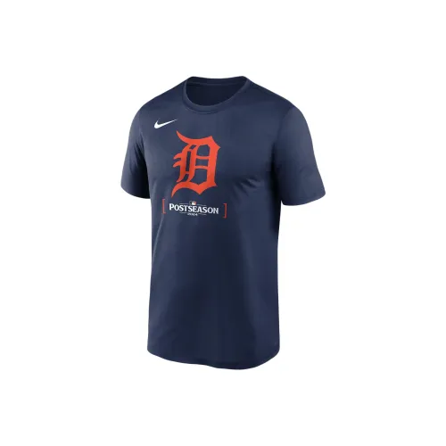 nike x MLB Detroit Tigers Dri Fit T-Shirt Мужская Морской Синий