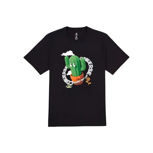 Конверс Черная Унисекс Футболка