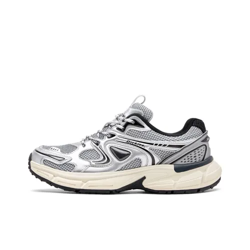 Dickies Низкий Топ Толстая Подошва Кроссовки Женские Silver