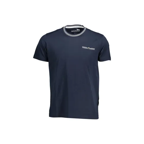 HARMONT&BLAINE Blue Мужская T-рубашка