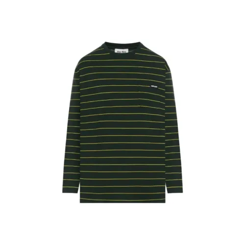 MIU MIU Зеленая Унисекс Футболка