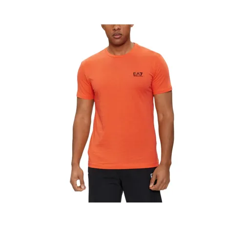 EMPORIO ARMANI EA7 T Рубашка Мужская Оранжевая