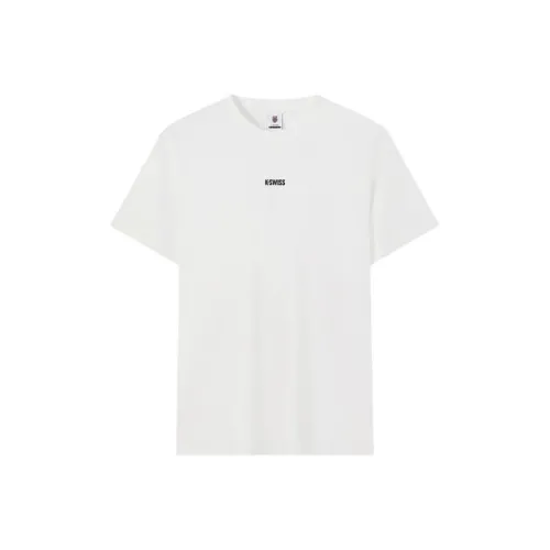 KSWISS T-Shirt Мужской Белый эвриалы