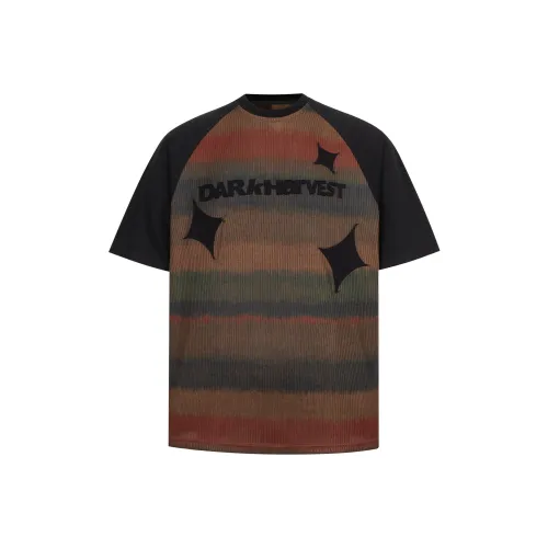 Коричневая унисекс футболка