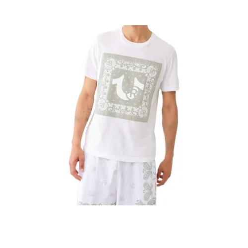 TRUE RELIGION T Рубашка Мужская Белая
