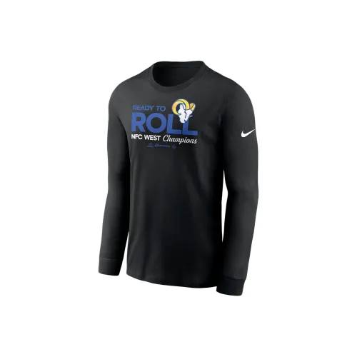 nike x NFL Лос-Анджелес Rams T-Shirt 2024 NFC West Champions Мужской Черный