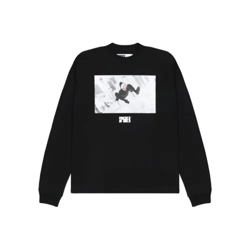 Sp5der Черные Мужские T-Рубашки