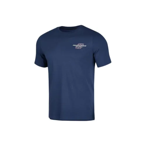 Skechers Comfort Sports Series Marine Коллегиальный синий/02MZ Мужская T-рубашка