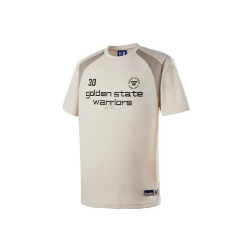 NBA Warriors Stephen Curry T-Shirt Унисекс Экрю