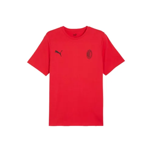 PUMA AC MILAN FtblESSENTIALS T-Shirt Мужская Timeless Red Black