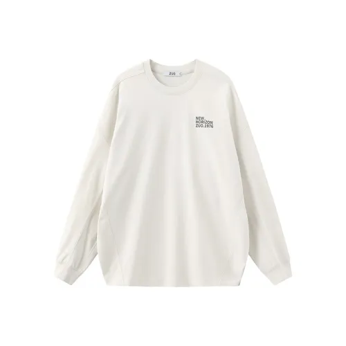 ZUO Белая Мужская T-Рубашка