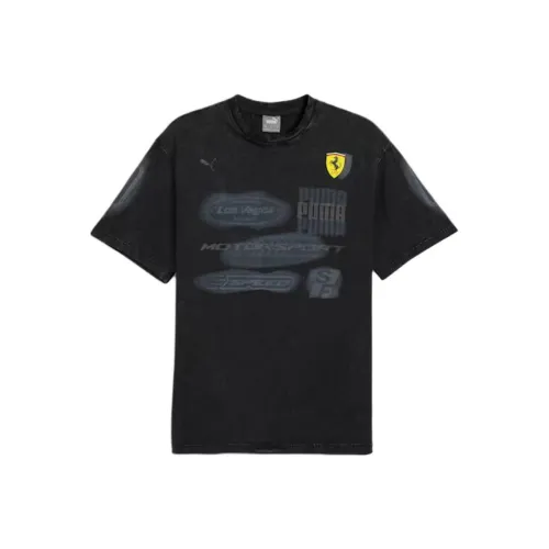 PUMA x FERRARI SCUDERIA FW24 T Рубашка Мужская Черная