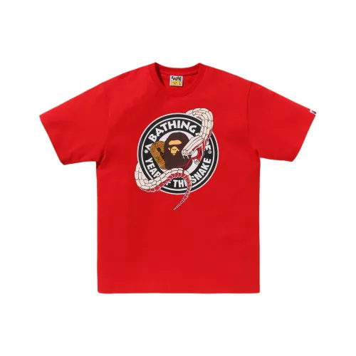A BATHING APE Snake Year Collection T-Shirt Унисекс
