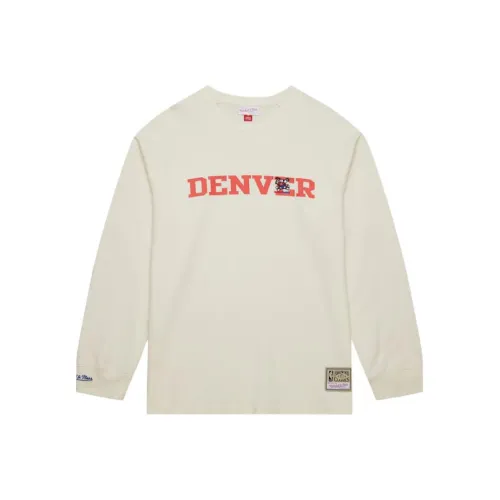 MITCHELL NESS T-Shirt Мужской Кремовый