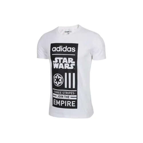 ADIDAS NEO X XINGQIUDAZHAN LIANMINGKUAN T Рубашка Мужская Белая